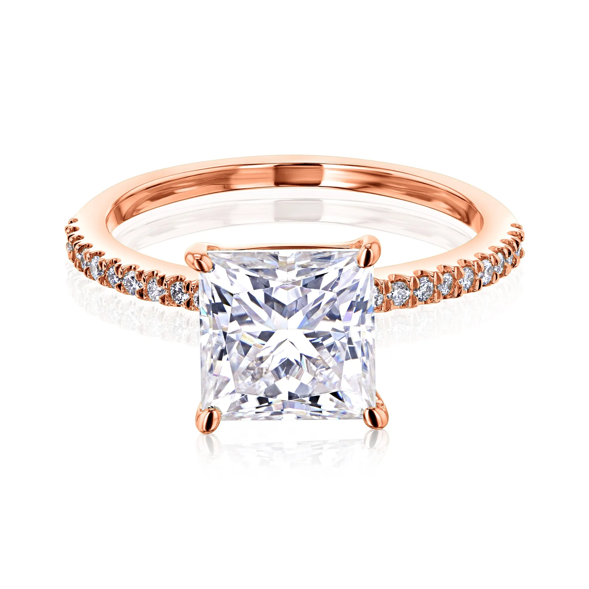 1.8ct Princess Petite Ring