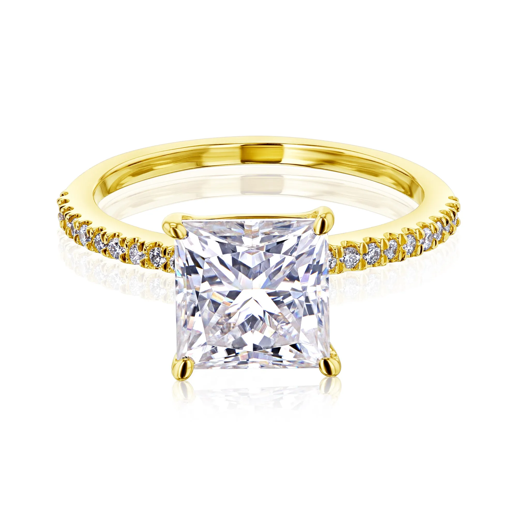 1.8ct Princess Petite Ring