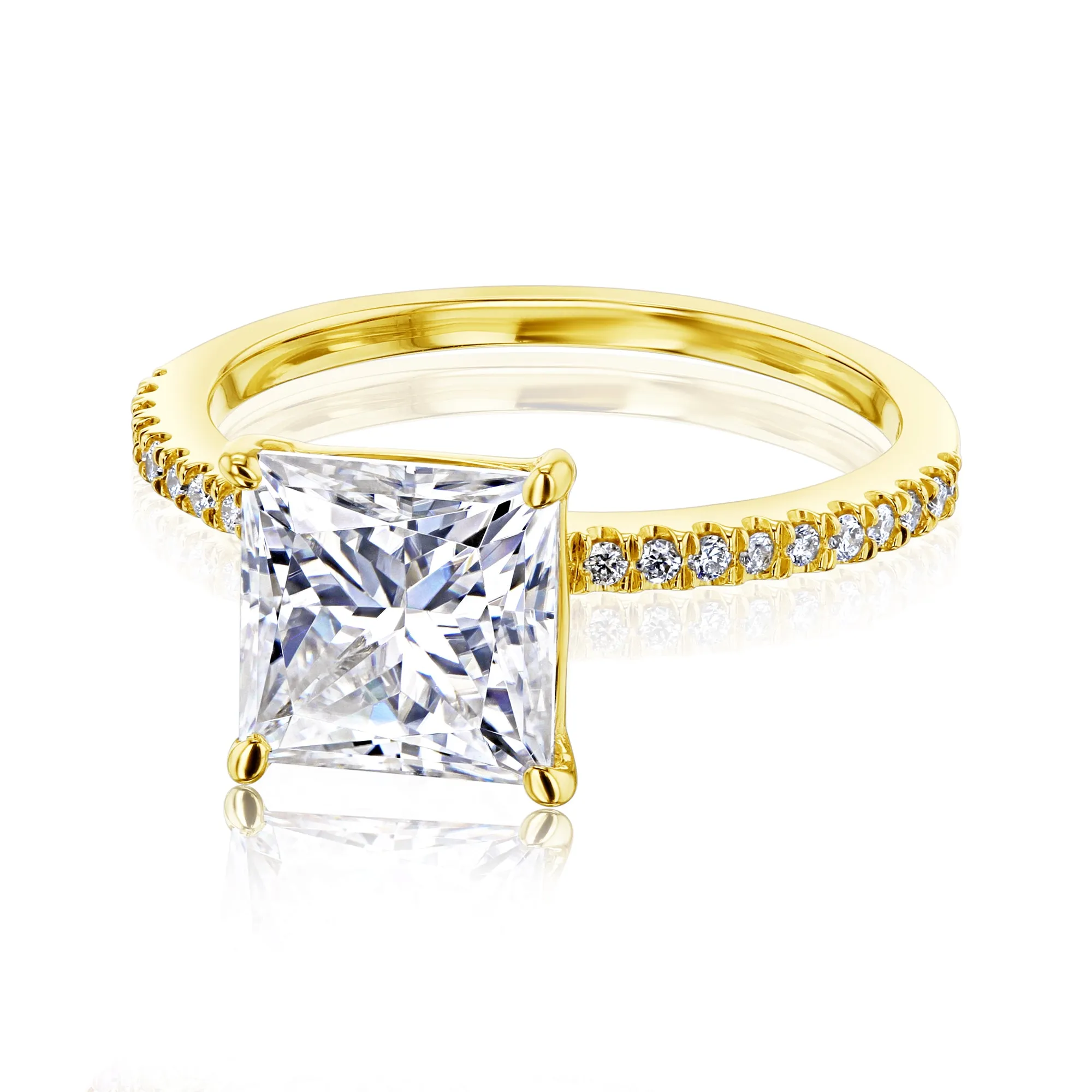 1.8ct Princess Petite Ring