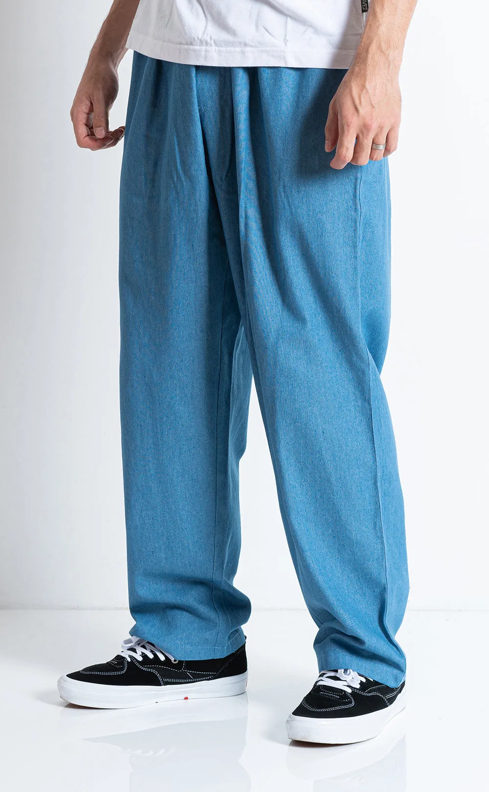 8FIVE2 "Carroll 2" Pants Lt Indigo