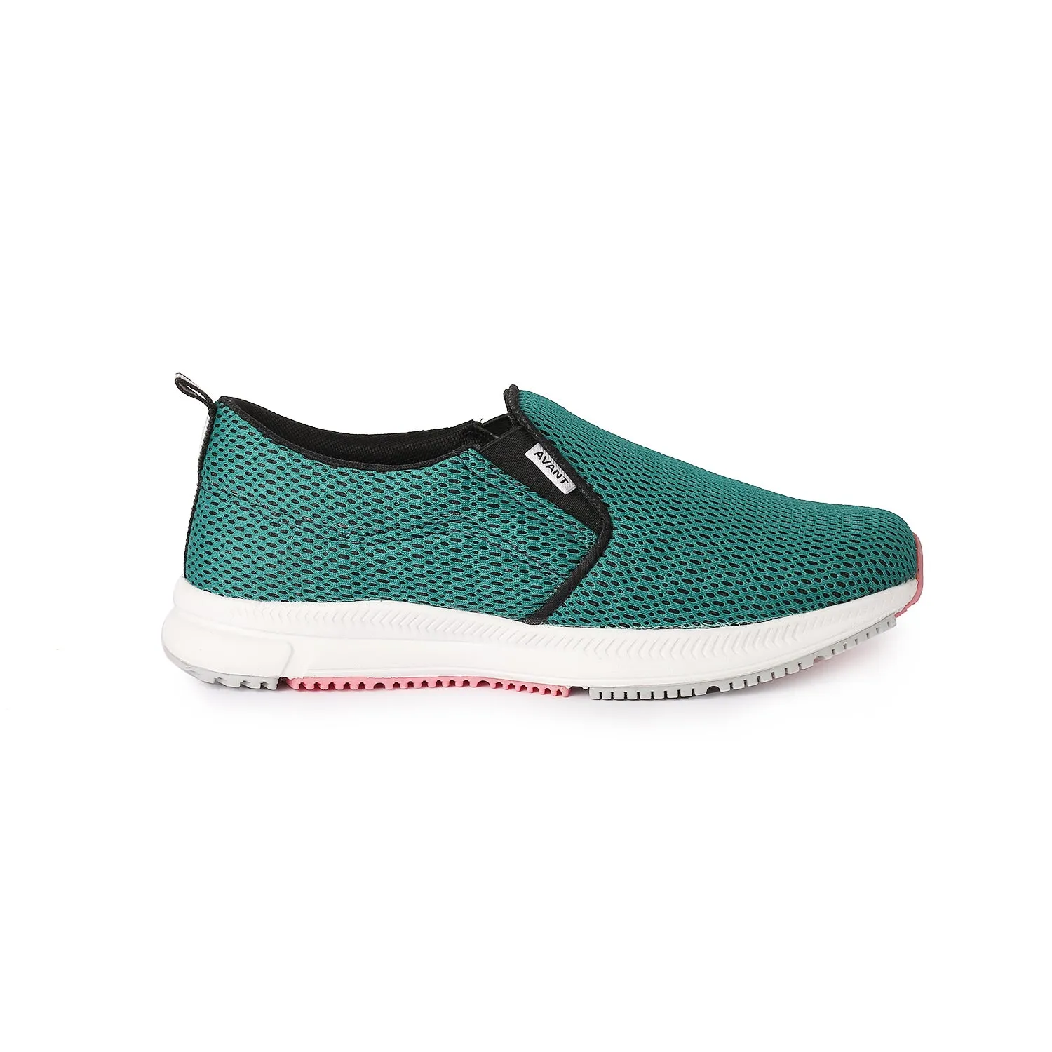 Avant Women's  Single Mesh Slip On Sports Shoes - Sea Green