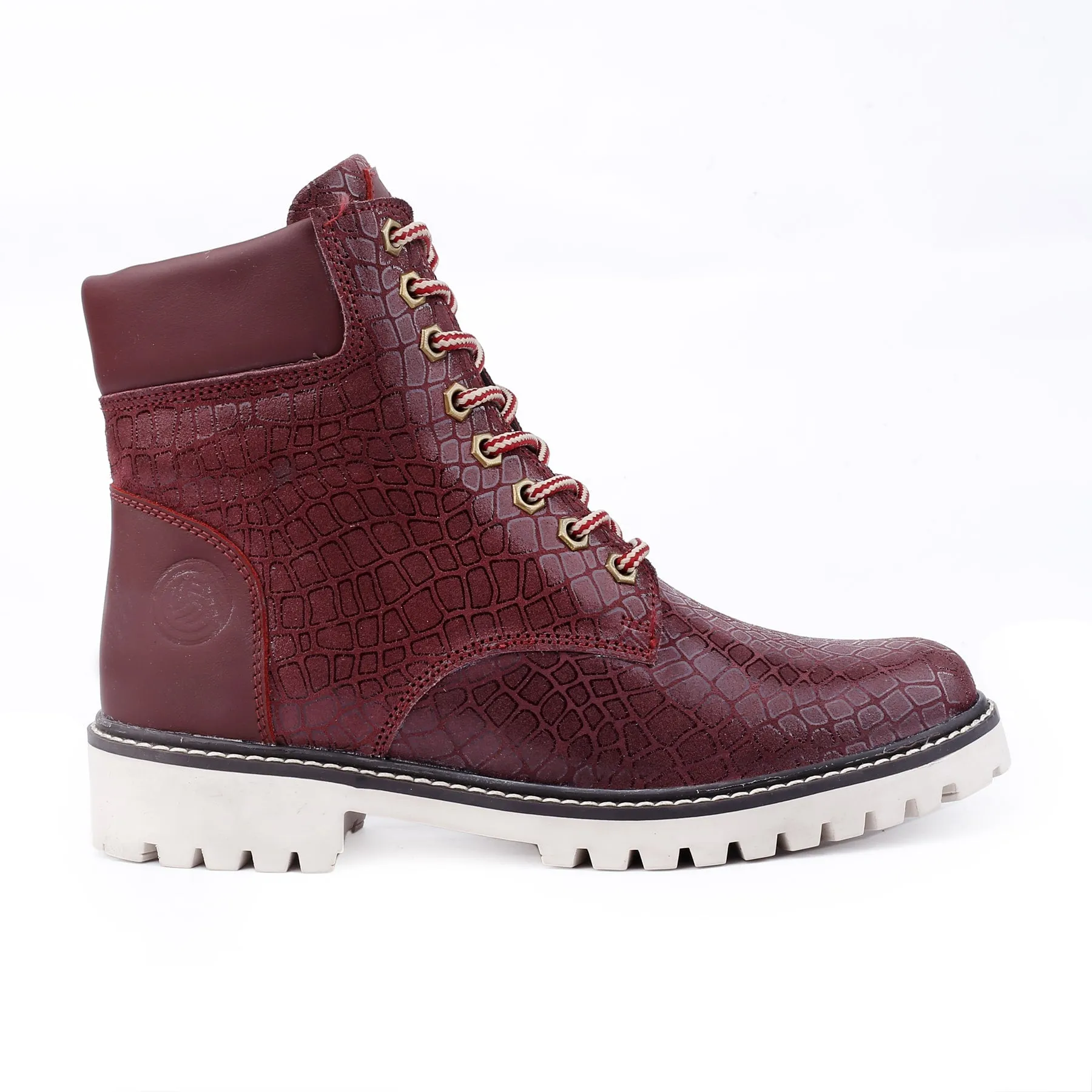 Bacca Bucci WOMEN Genuine-Leather High-Ankle Chukka Boots | Model Name: VIENNA