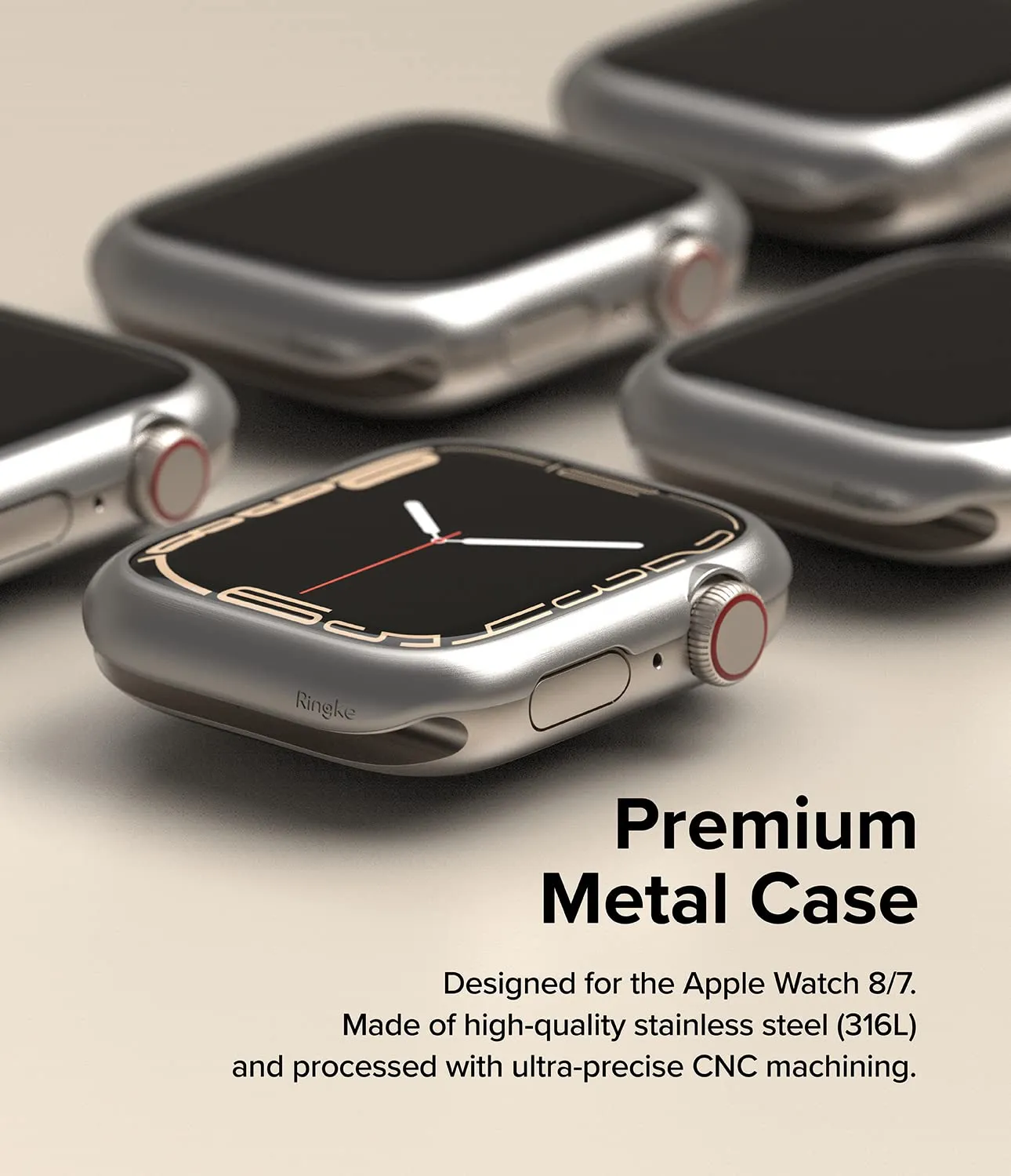 Bezel Styling Compatible with Apple Watch 7 41mm - Graphite (41-11)