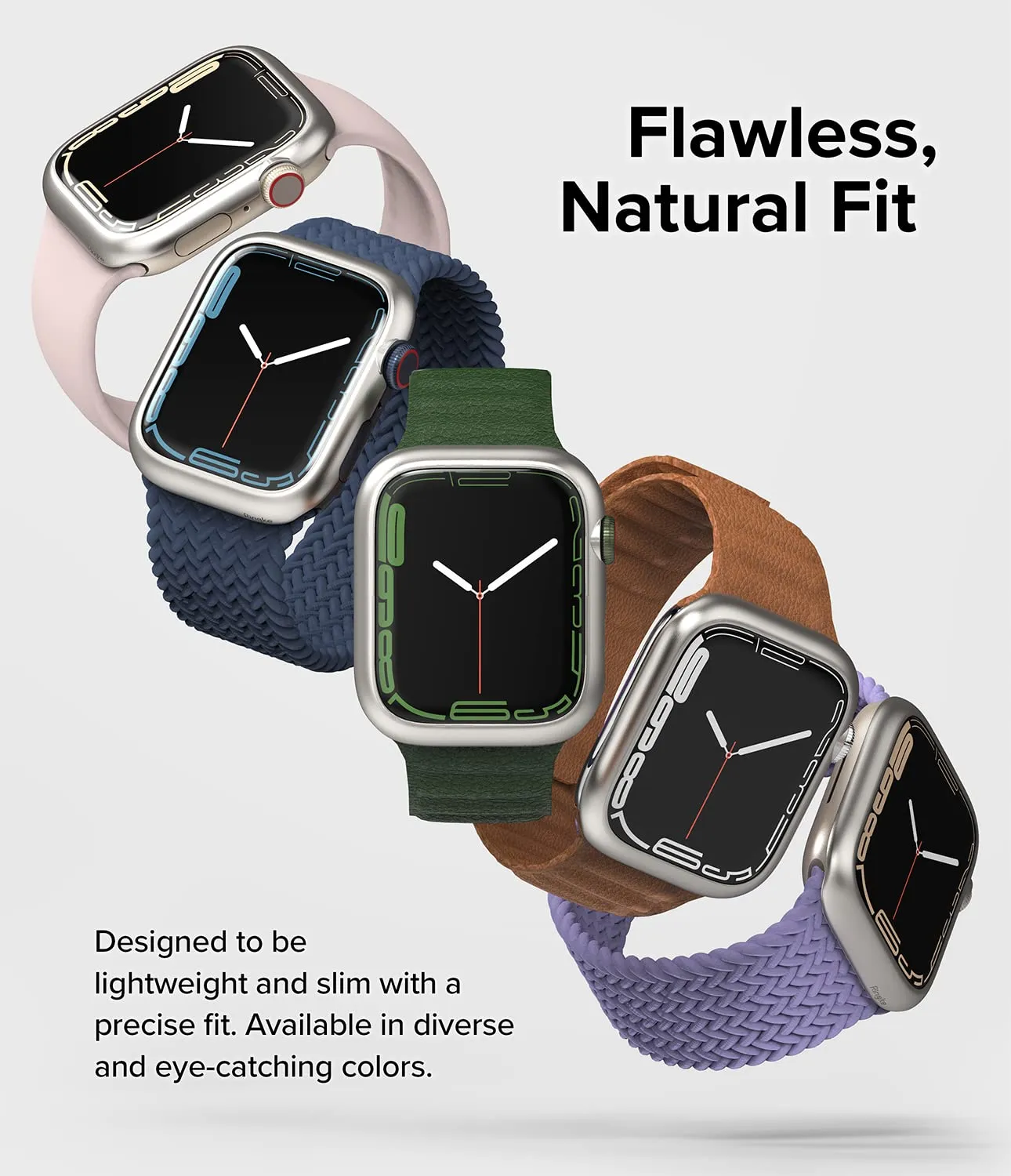 Bezel Styling Compatible with Apple Watch 7 41mm - Graphite (41-11)