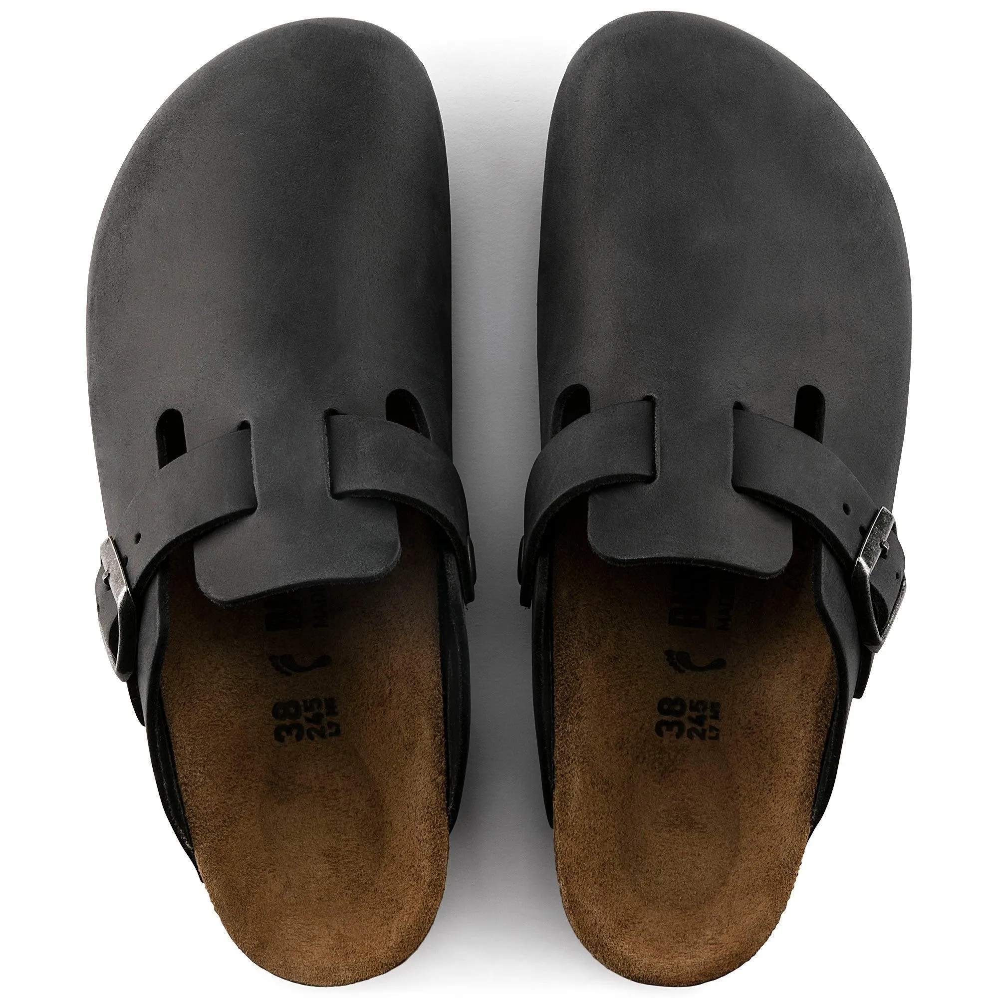 Birkenstock Boston Black Oiled Leather