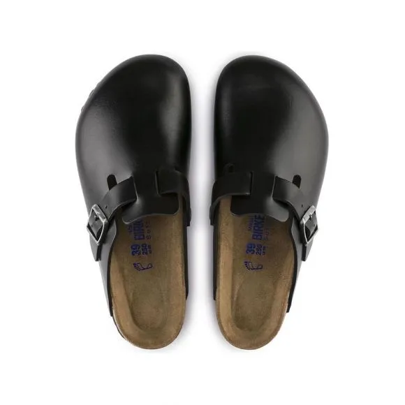 Birkenstock BOSTON LEATHER Black CLOGS