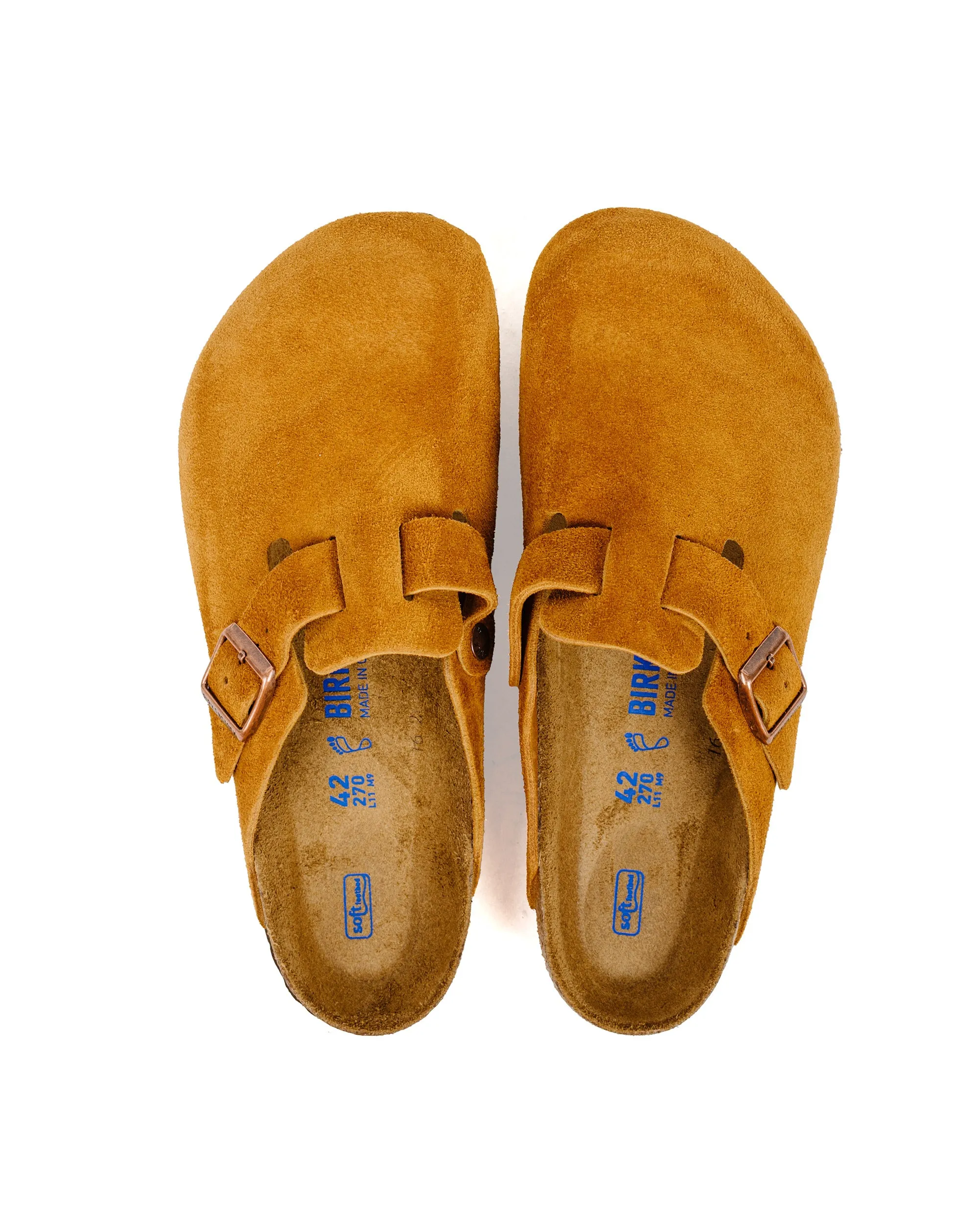 Birkenstock Boston Mink Suede