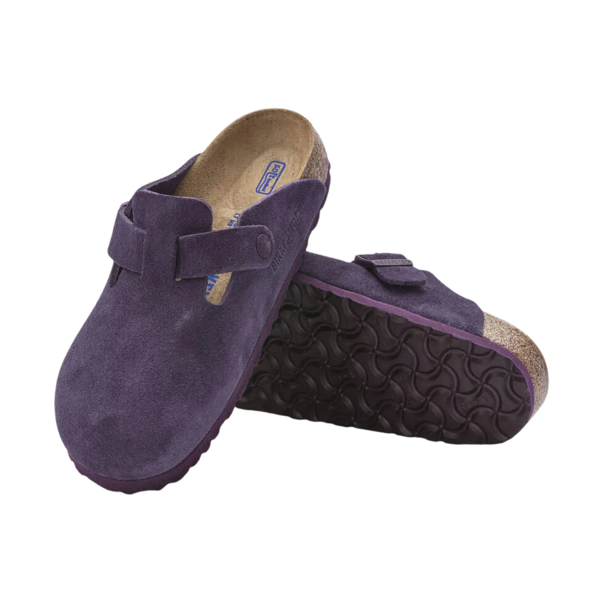 Birkenstock Boston Soft Footbed - Blackberry Wine Suede