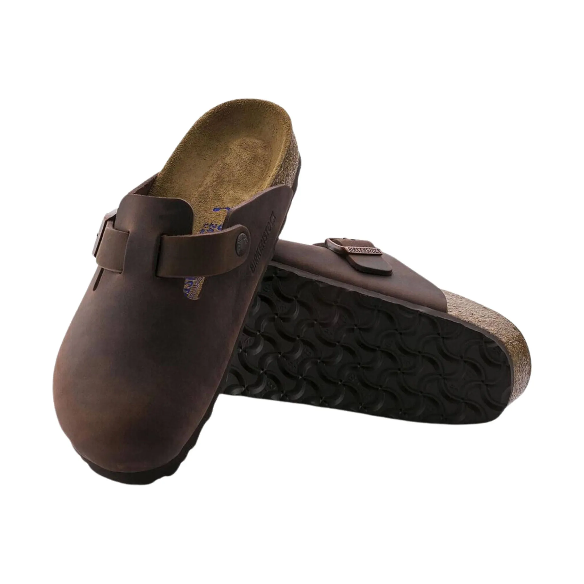 Birkenstock Boston Soft Footbed - Habana Leather