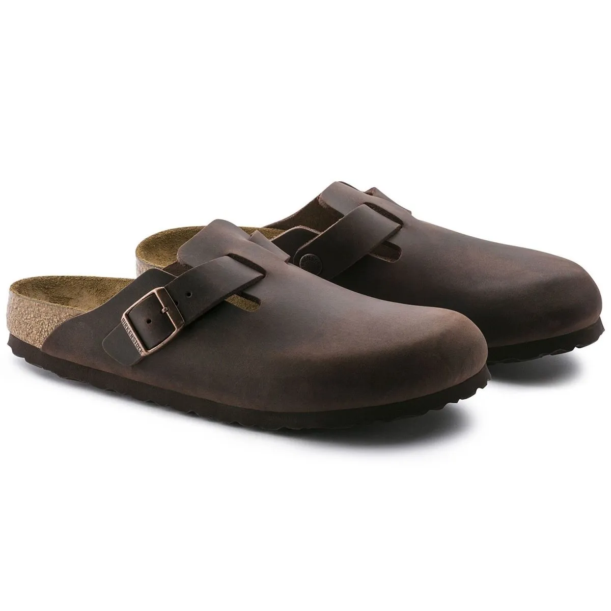 Birkenstock Men's Boston Habana Oiled Leather Habana (Men's Oversizes Available)