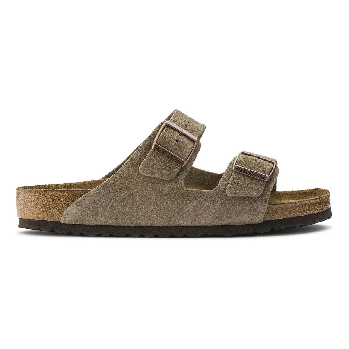 Birkenstock Women's Arizona Soft Footbed Taupe Suede