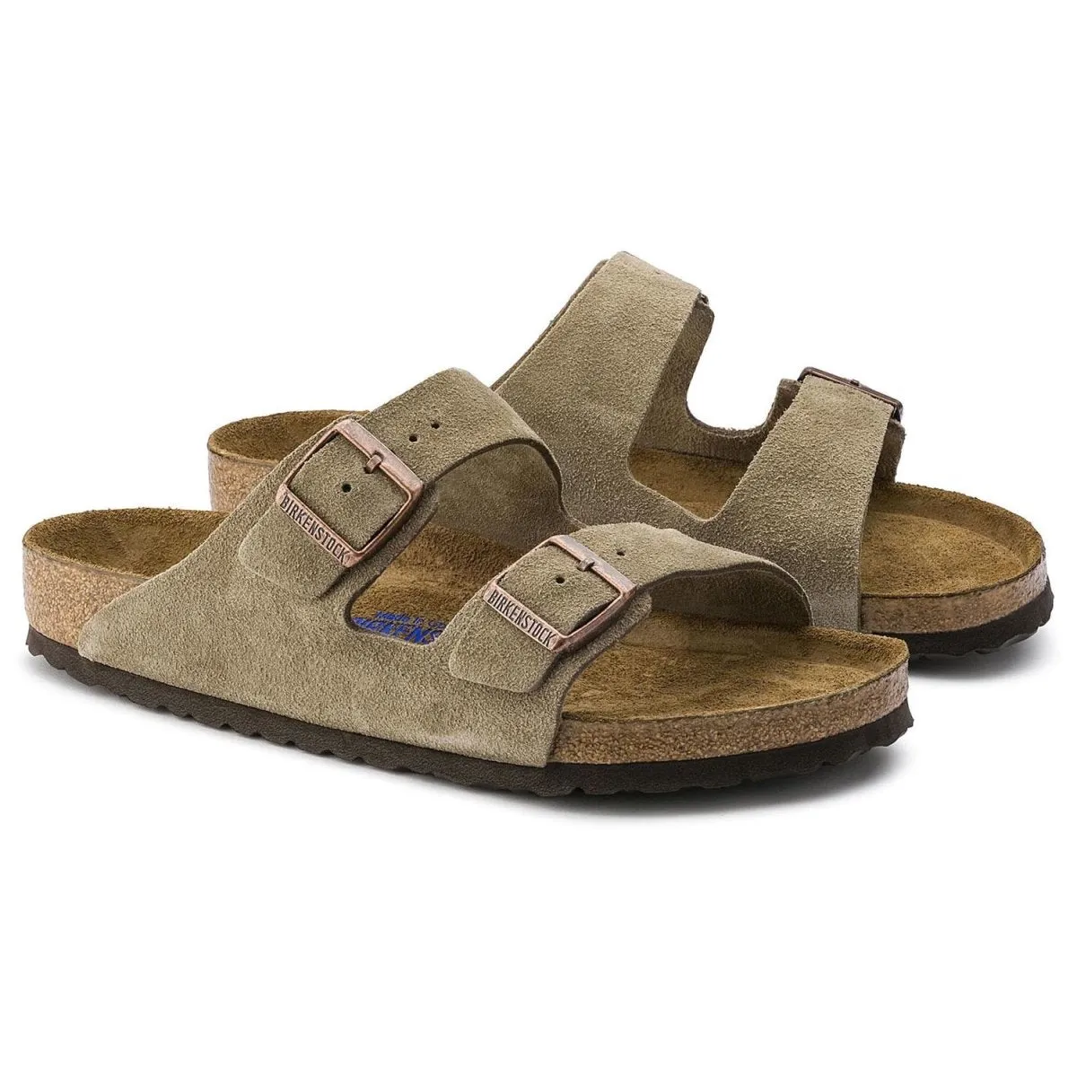 Birkenstock Women's Arizona Soft Footbed Taupe Suede