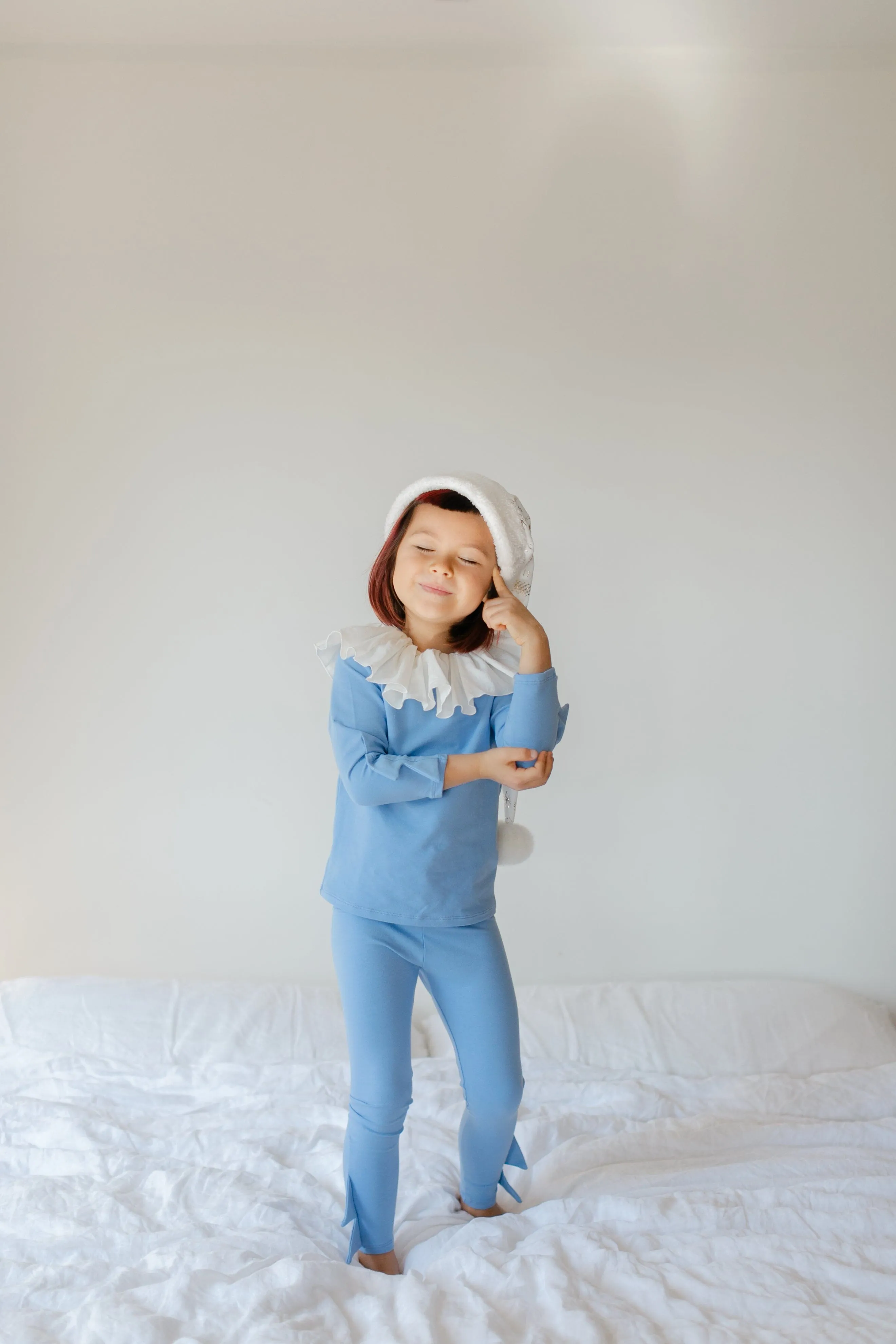 Blue Hanukkah Elf Pajama Costume