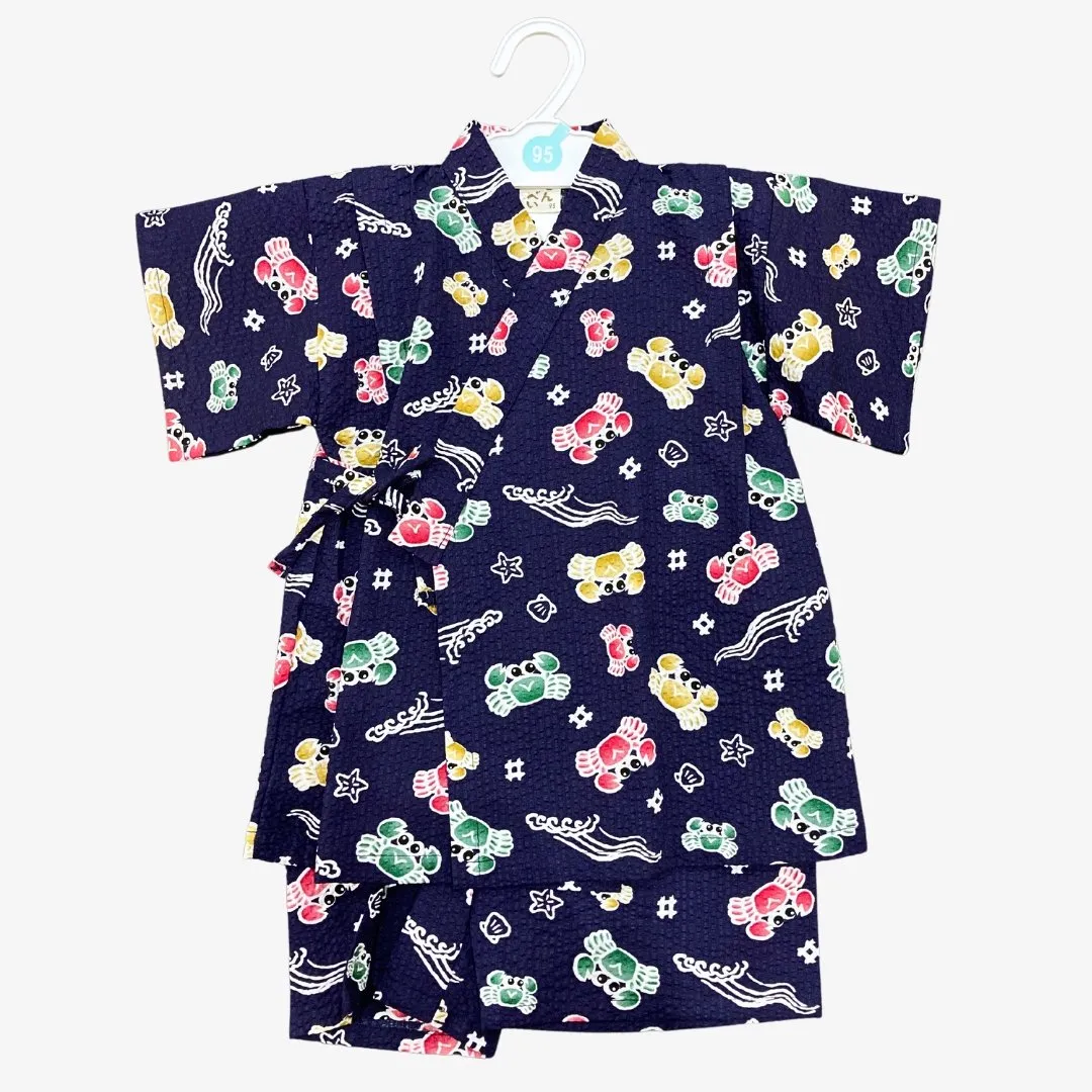 Boys 2pc Jinbei - Crabs print