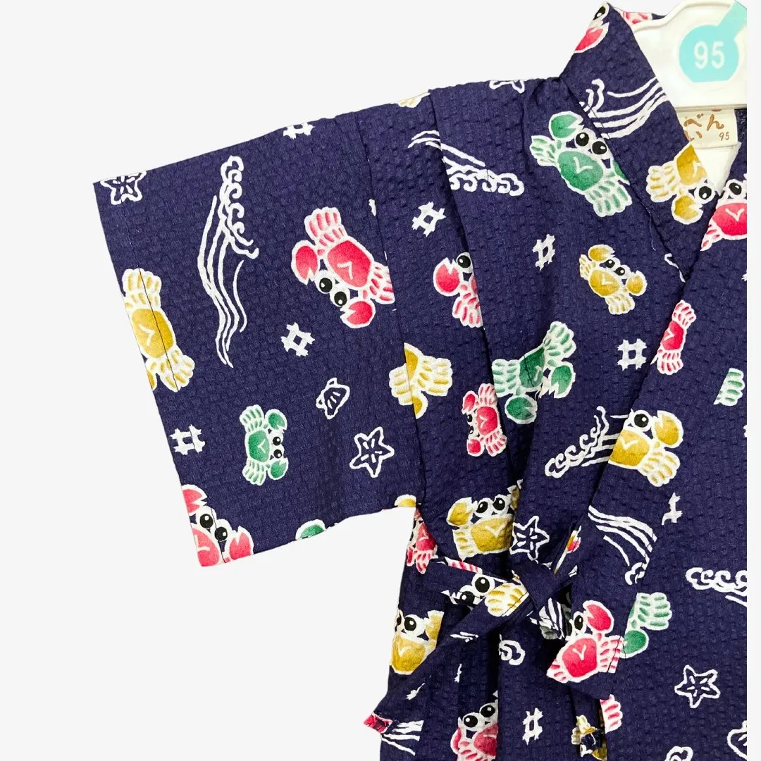 Boys 2pc Jinbei - Crabs print