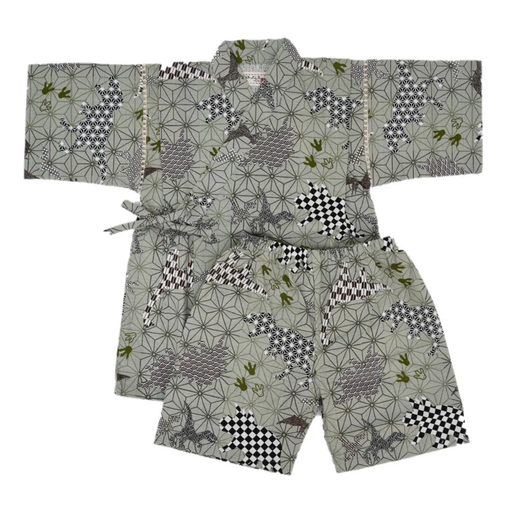 Boys 2pc Jinbei - Dinosaur design 100-130cm