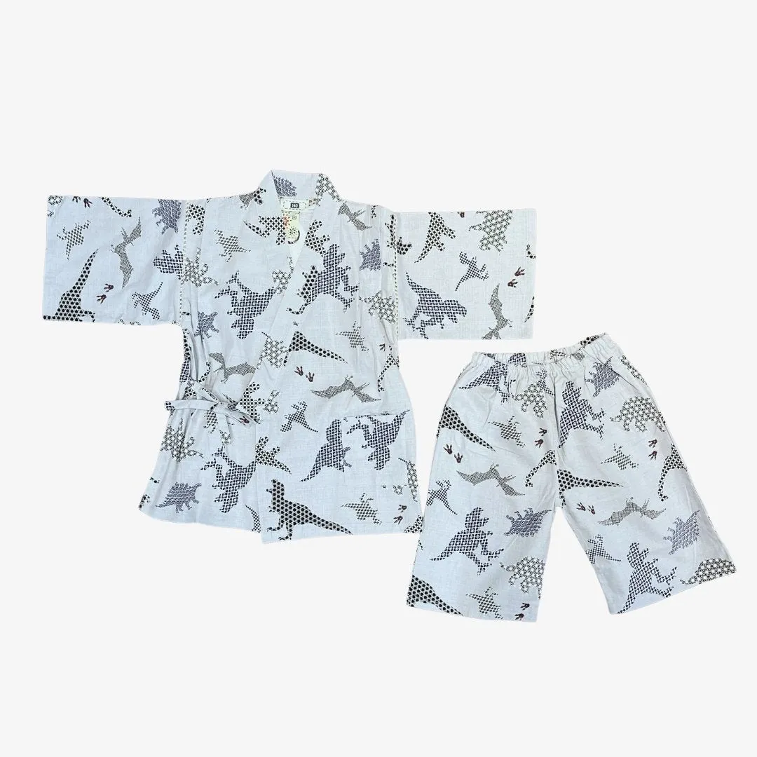 Boys 2pc Jinbei - Dinosaur design