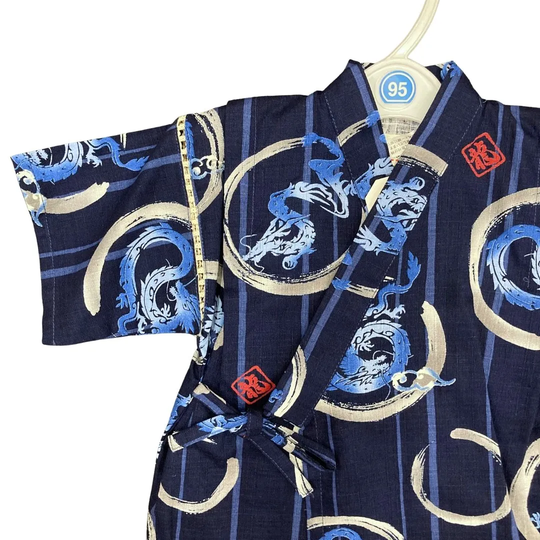 Boys 2pc Jinbei - Dragon theme print