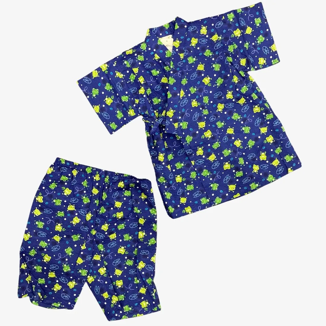 Boys 2pc Jinbei - Frog print