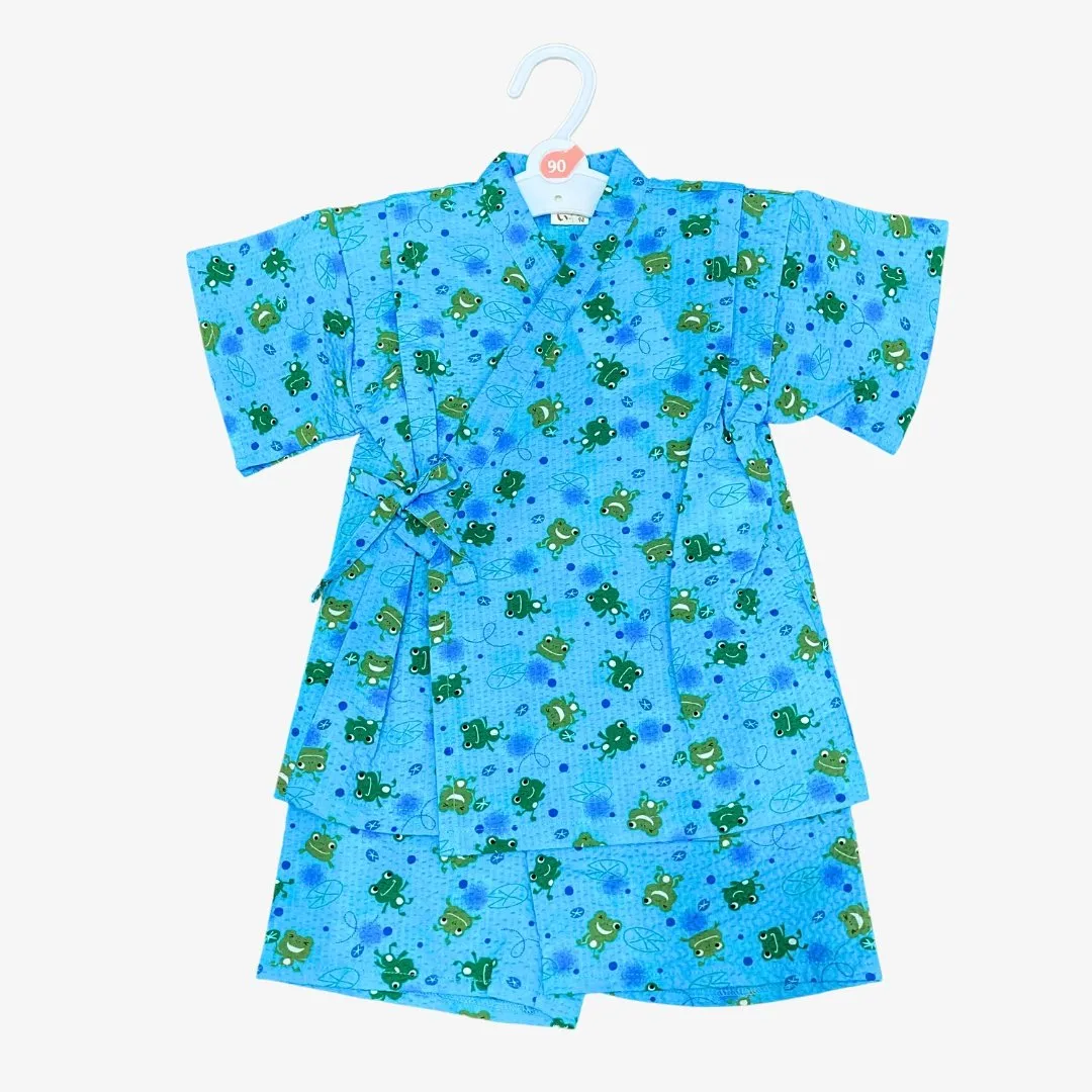 Boys 2pc Jinbei - Frog print