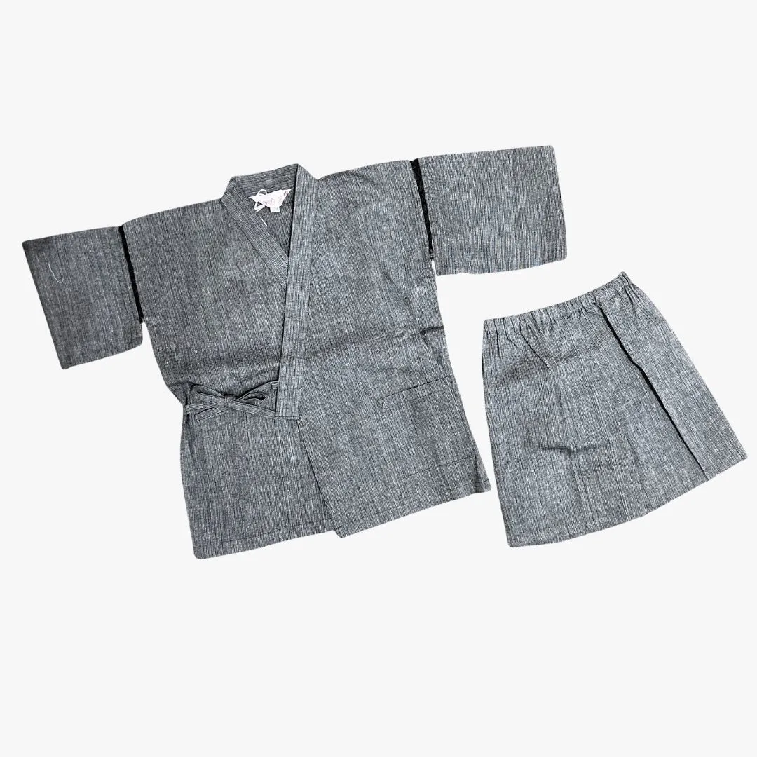 Boys 2pc Jinbei - Grey