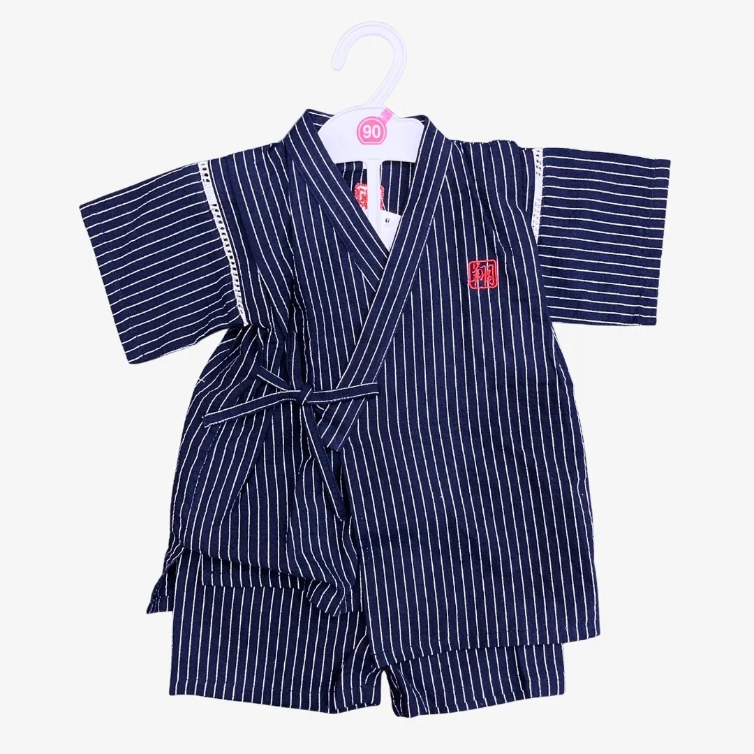 Boys 2pc Jinbei - Stripe design