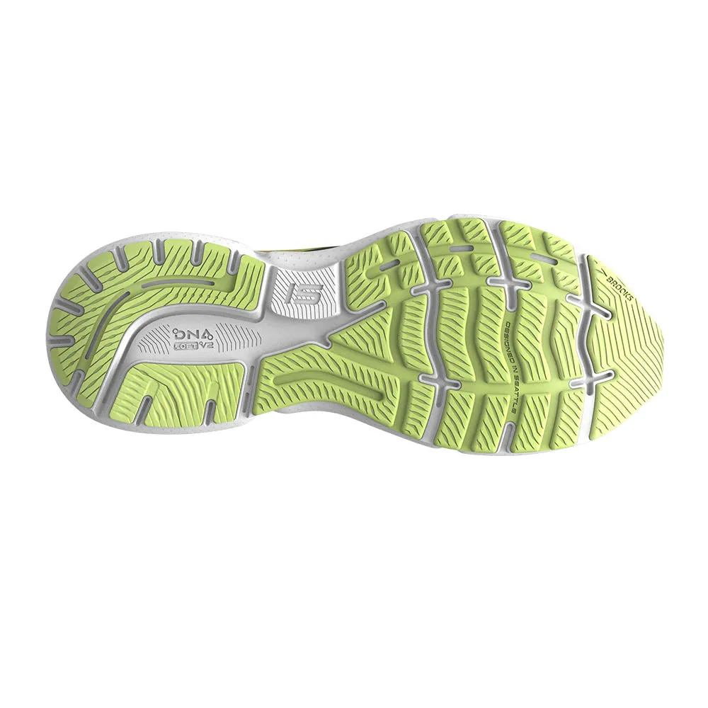 Brooks Ghost 15 (Womens) - Black/Ebony/Sharp Green