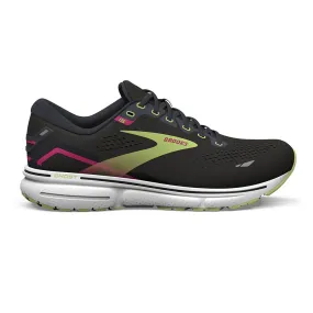 Brooks Ghost 15 (Womens) - Black/Ebony/Sharp Green