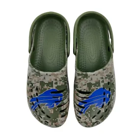 Buffalo Bills Digital Camo Clog With Strap