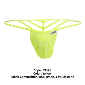 CANDYMAN Thongs Male Lingerie Mens Strings Yellow 99371 5