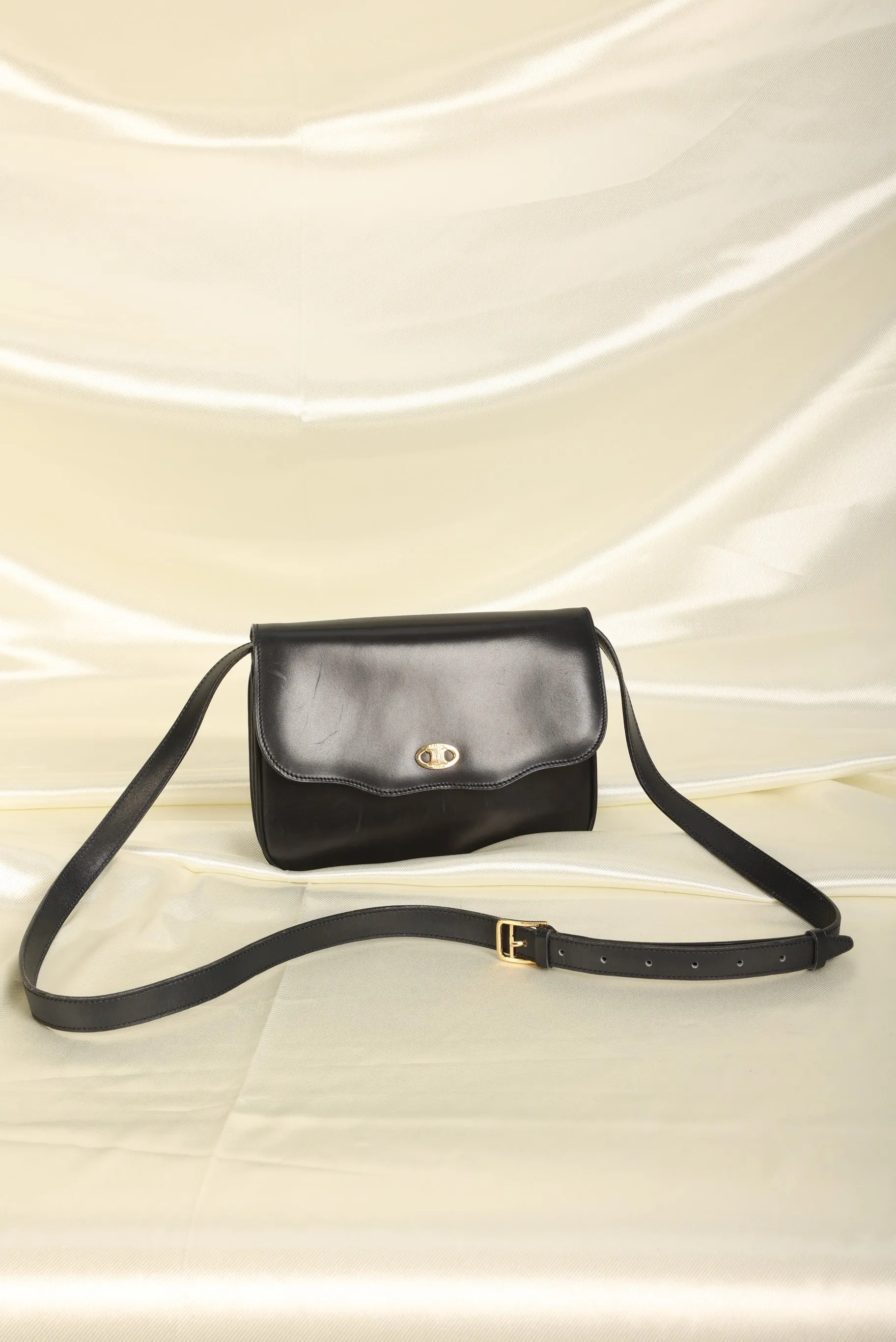 Celine Triomphe Boxcalf Crossbody