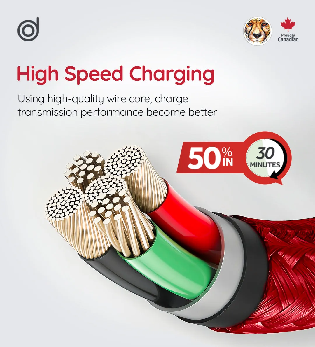 Cheetah  3-in-1 100W Super-fast Charging Cable - digifon