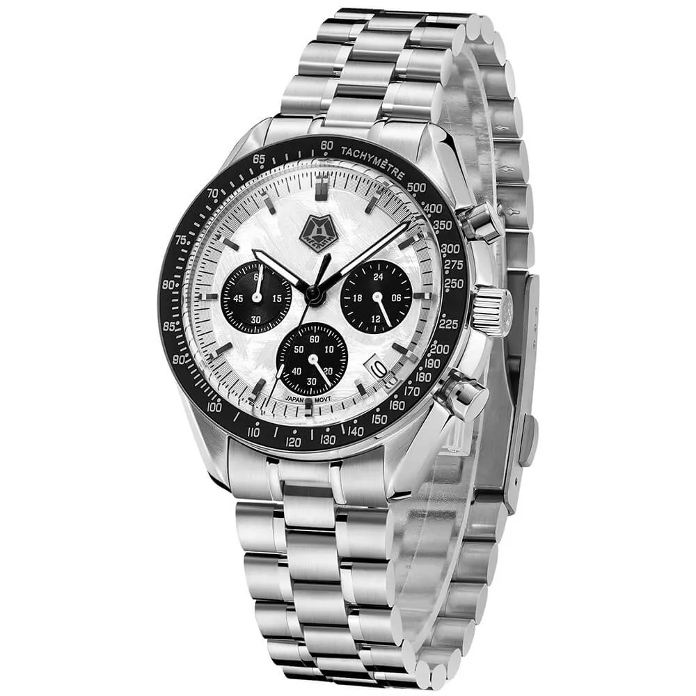 Chronograph Watch | Solid Steel | Megalith 8387M