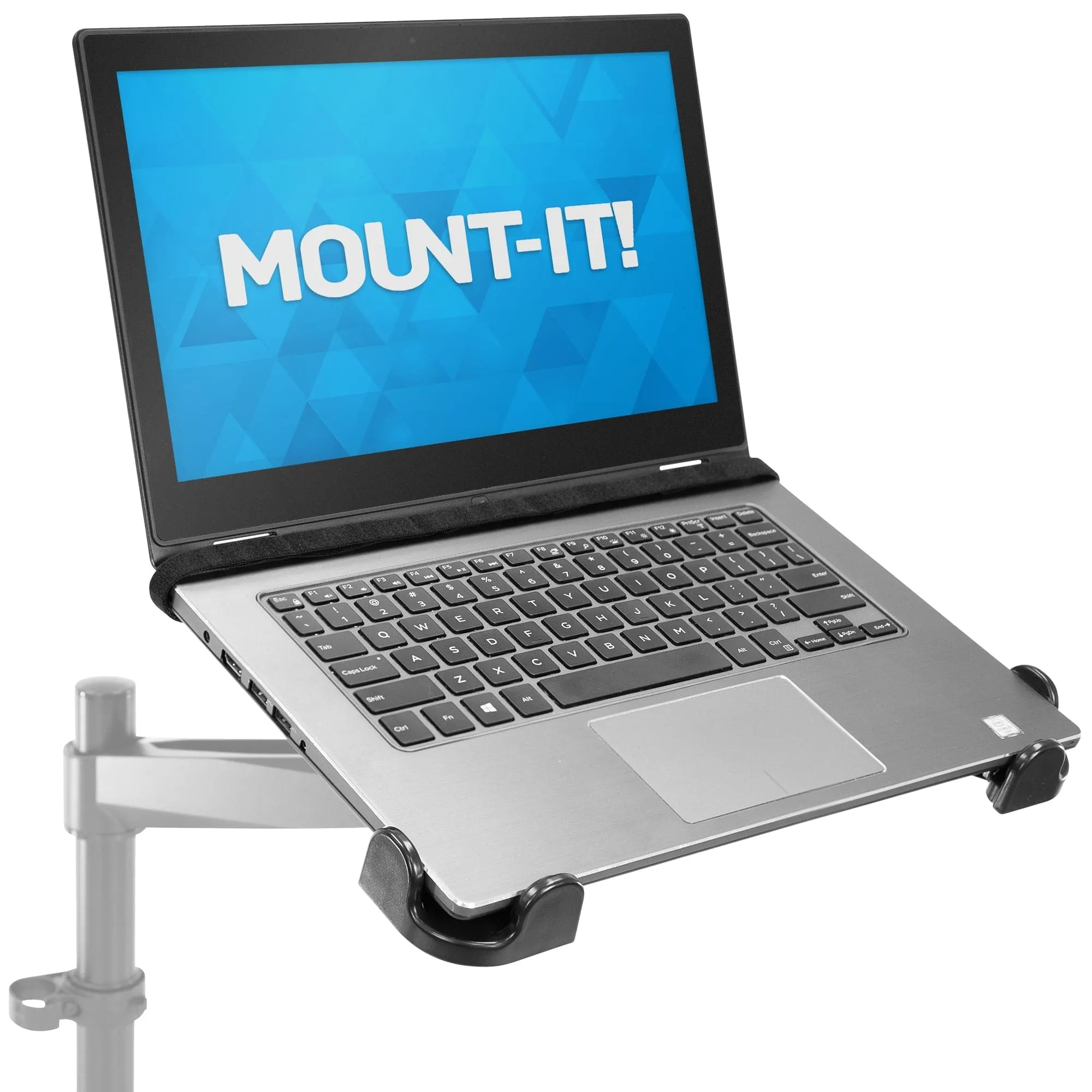 Clamp-On Laptop Tray w/ Safety Straps