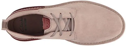 CLARKS MEN'S CAPLER MID CHUKKA BOOT, SAND SUEDE, 13 M US