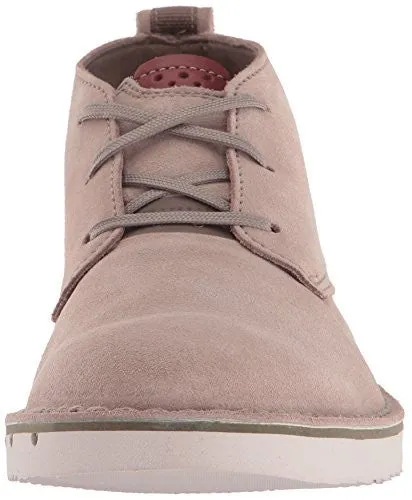 CLARKS MEN'S CAPLER MID CHUKKA BOOT, SAND SUEDE, 13 M US