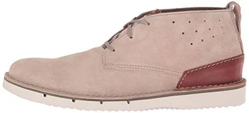 CLARKS MEN'S CAPLER MID CHUKKA BOOT, SAND SUEDE, 13 M US