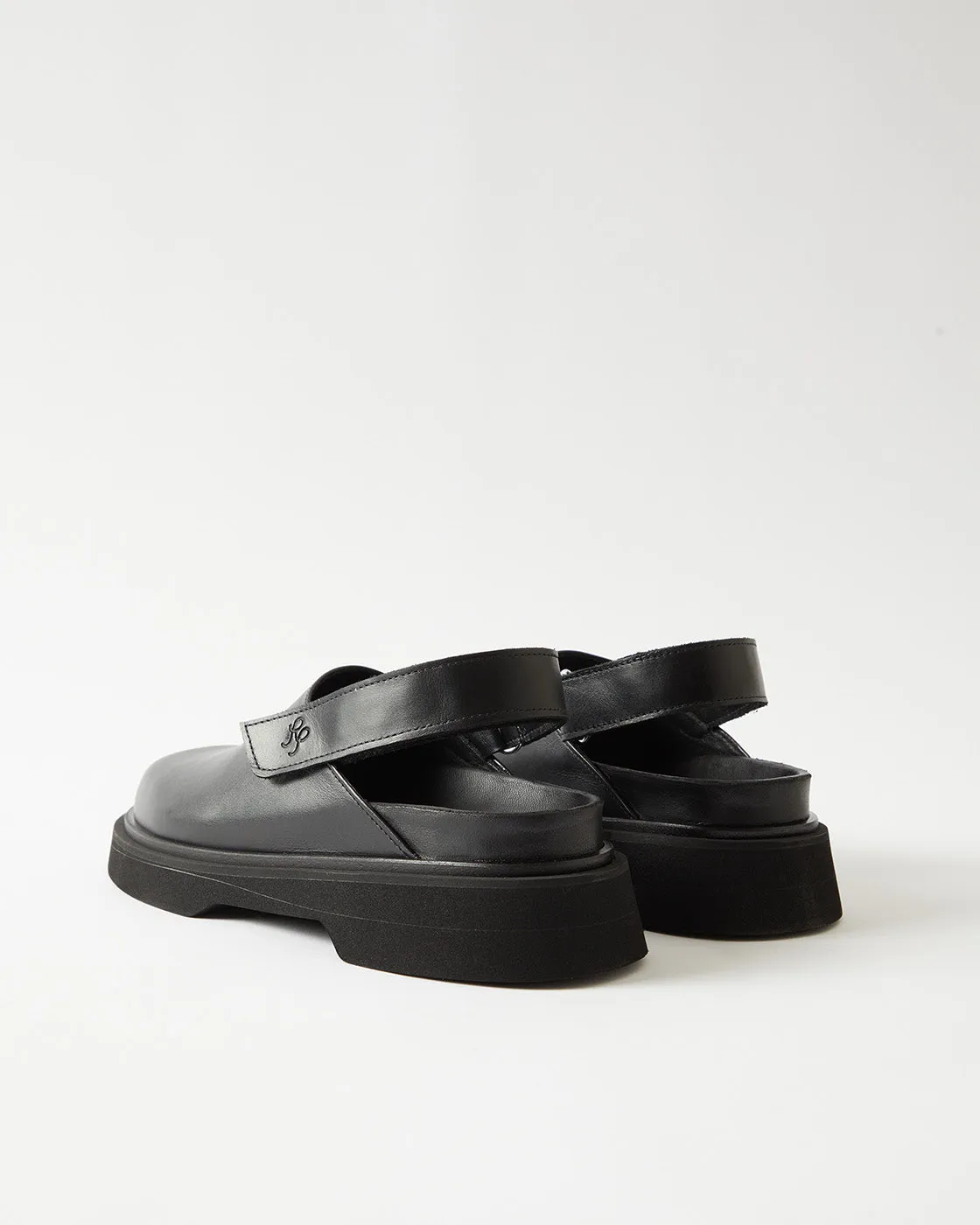 Dakota Clog Leather Nappa Black