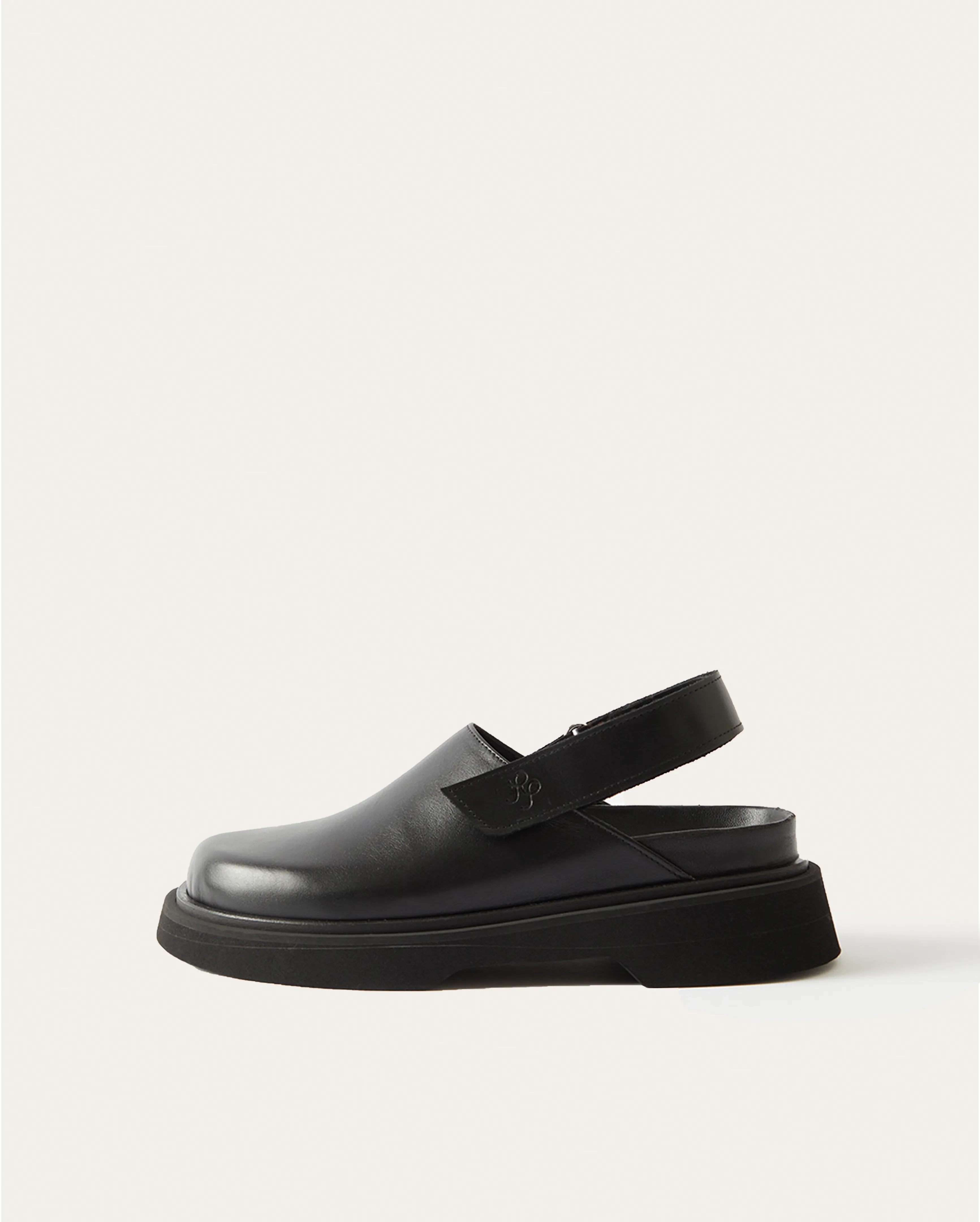 Dakota Clog Leather Nappa Black