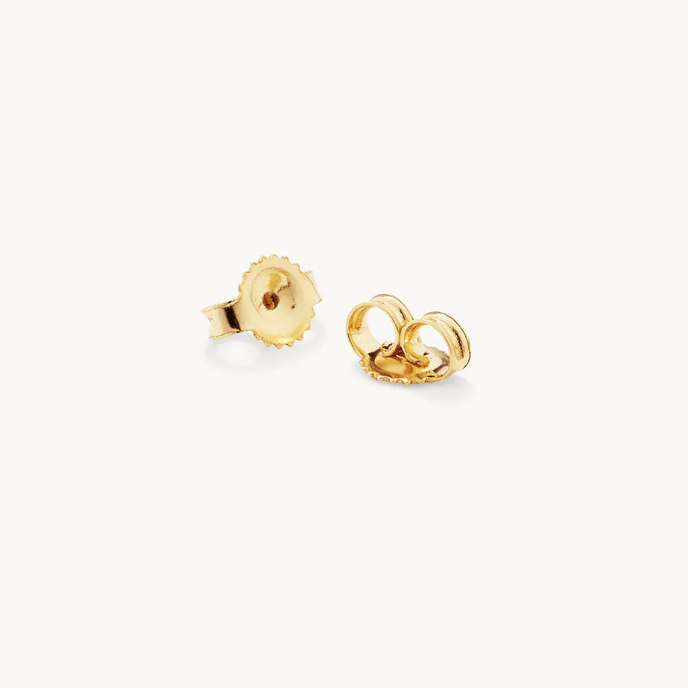 Diamond Twin Cluster Studs in 10k Gold