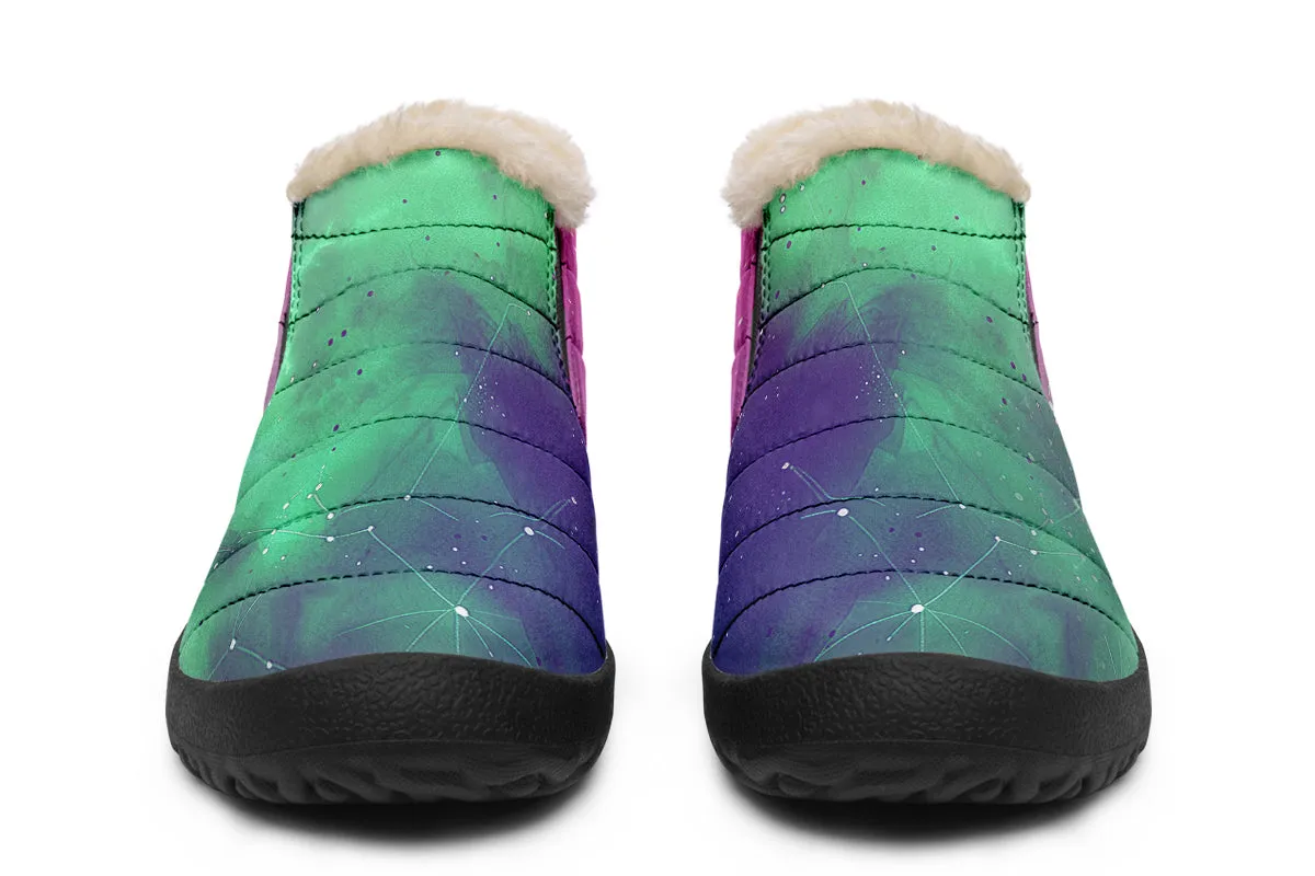 Dreams Winter Sneakers - Warm & Easy Slip-On Shoes Lined with Vegan Wool with Anti-Slip Soles