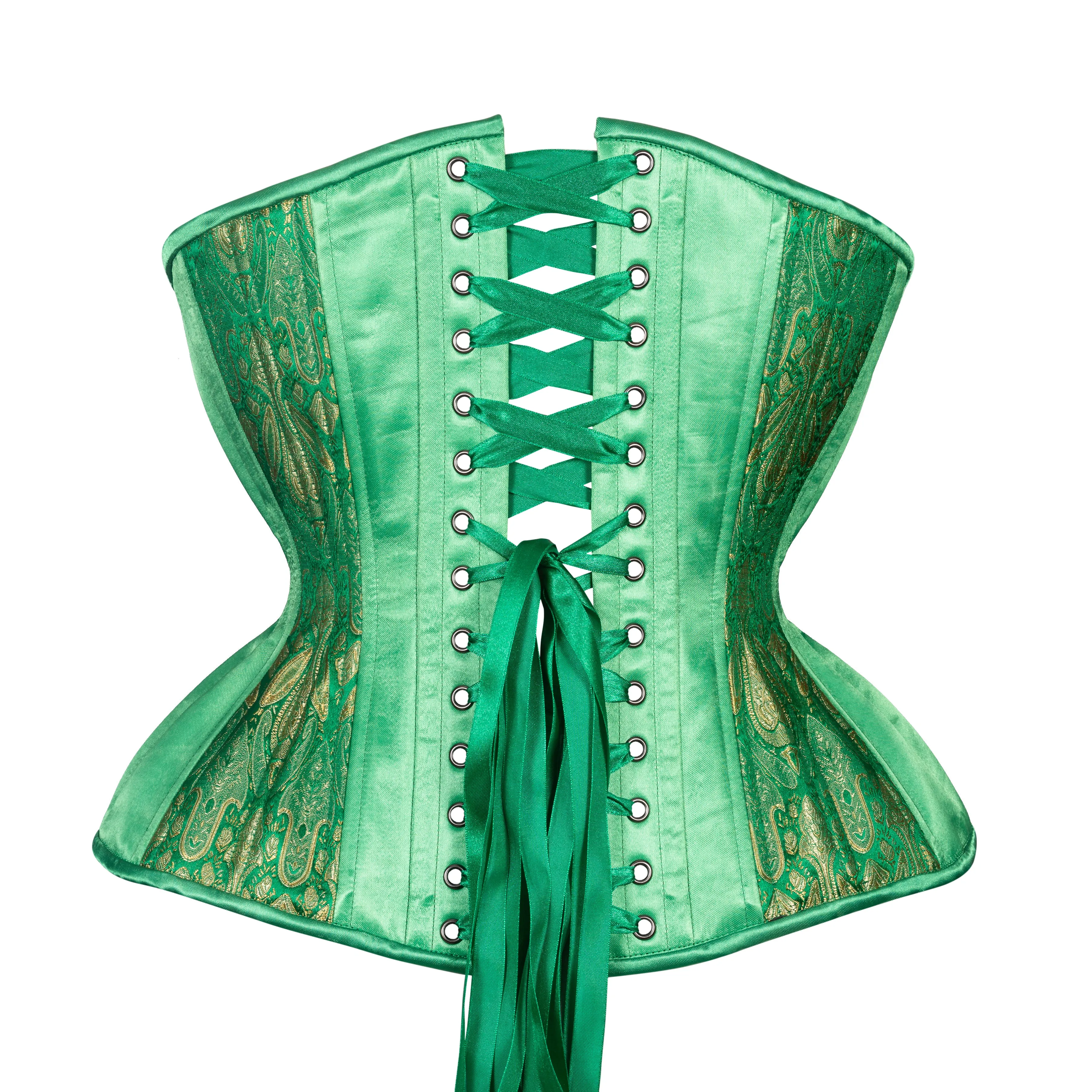 Emerald Straight Corset, Gemini Silhouette, Regular