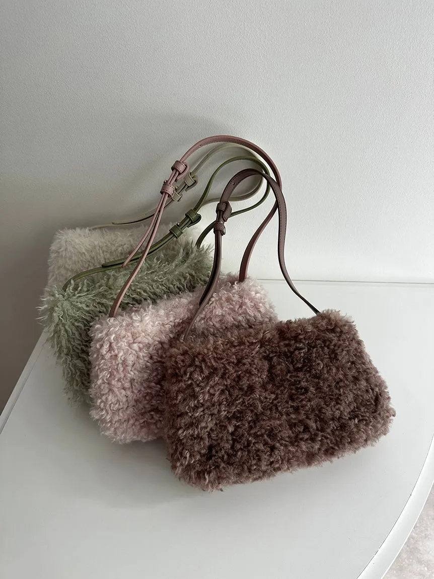 Faux Fur Shoulder Bag