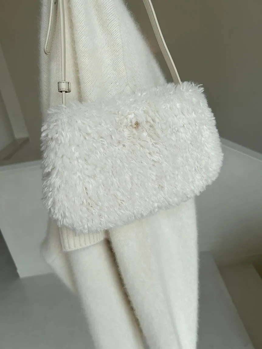 Faux Fur Shoulder Bag