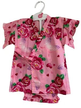 Jinbei Girls - Roses butterflies and hearts. Pink