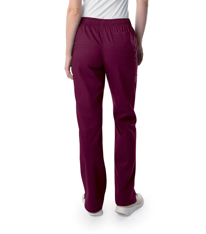 Landau Womens Modern Straight Leg Pant