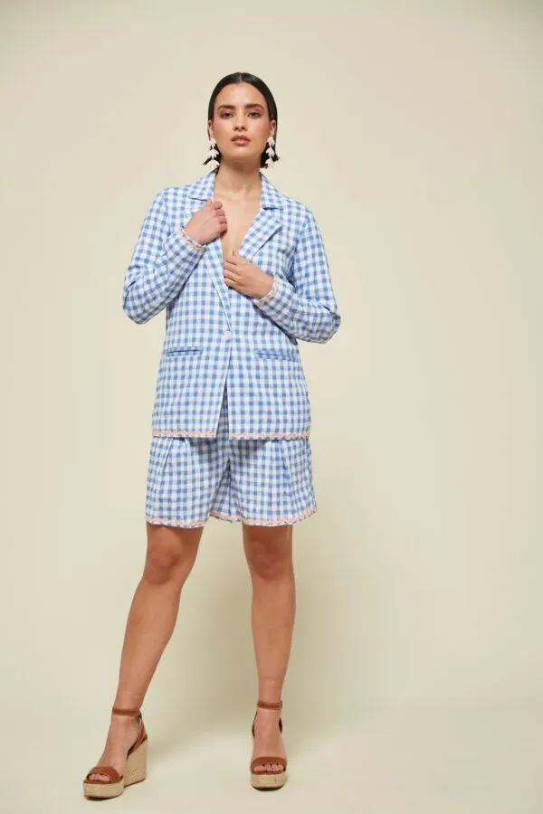 Md'M Patrick Gingham Shorts