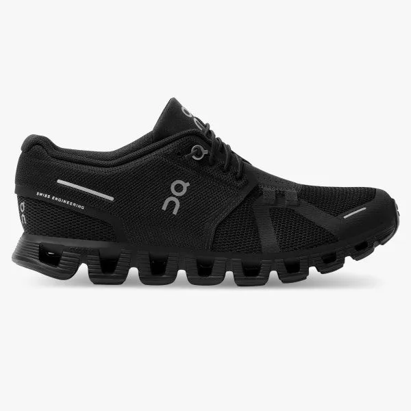 ON RUNNING CLOUD 5 WOMENS ALL BLACK