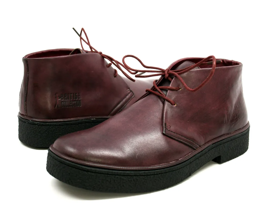 Playboy Chukka Boot Leather | Dual Fit Technology | Textured Rubber Sole