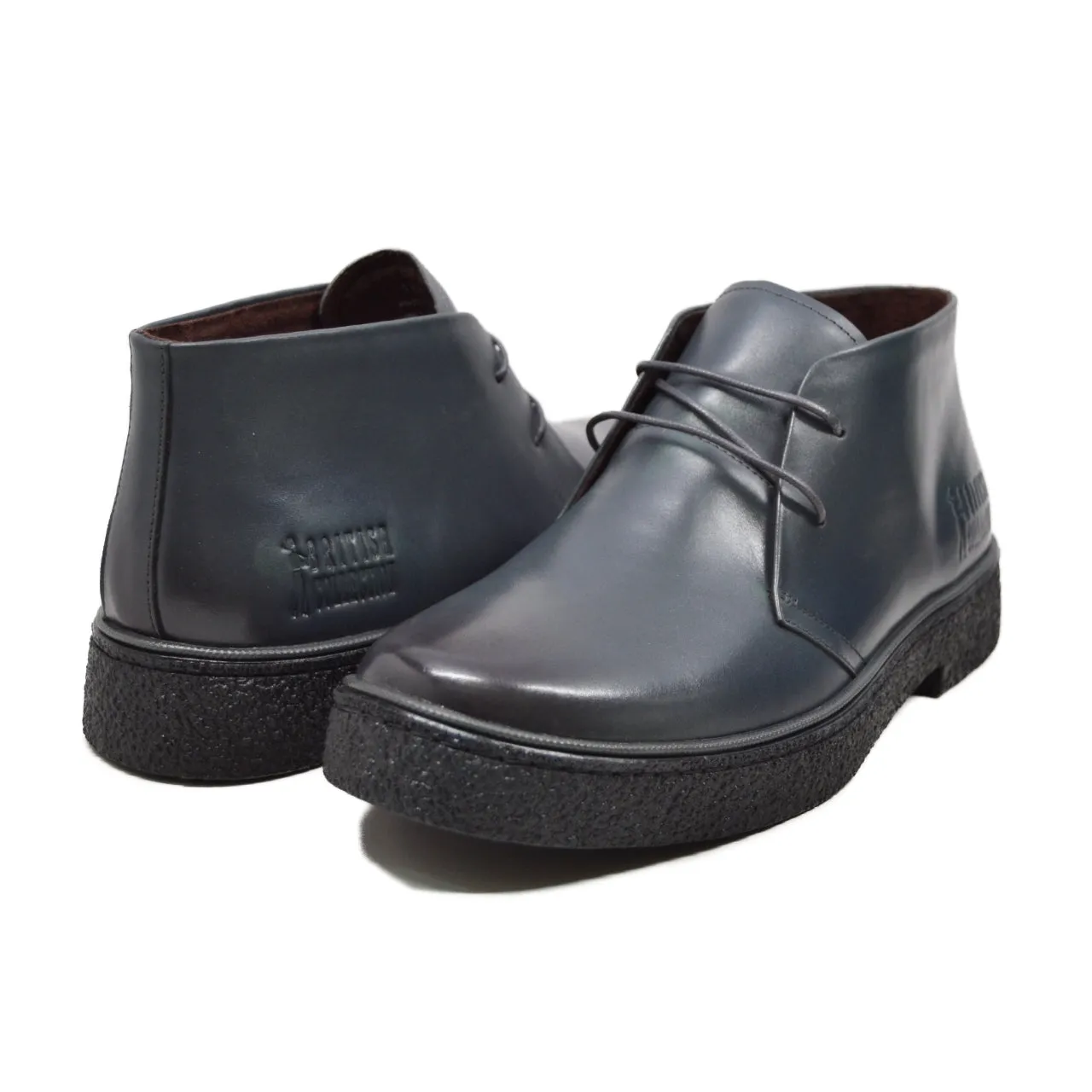 Playboy Chukka Boot Leather | Dual Fit Technology | Textured Rubber Sole